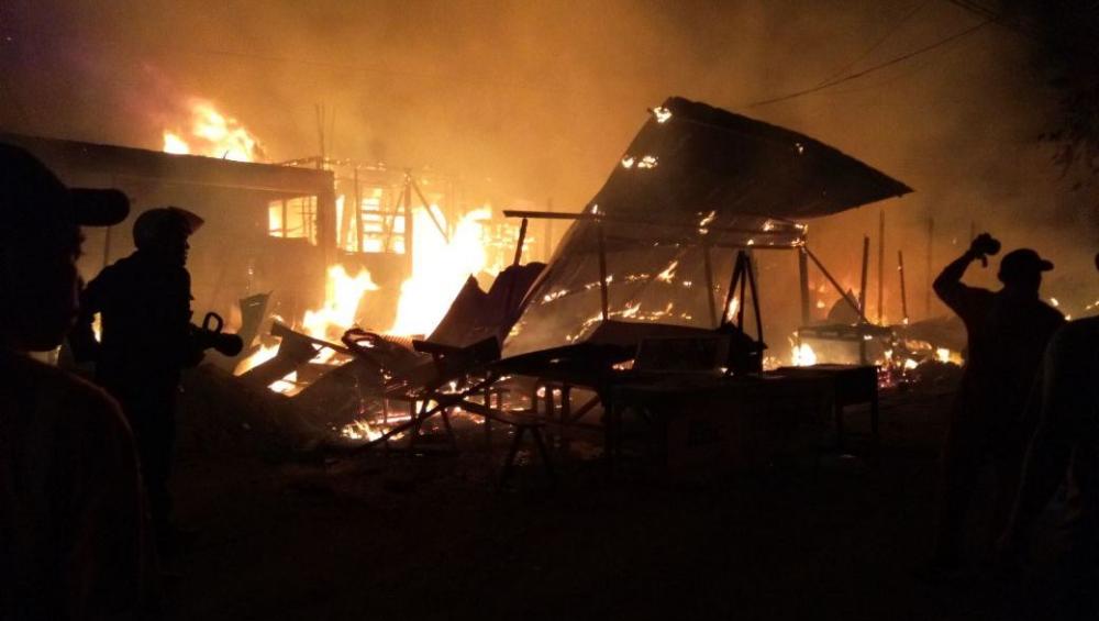 Belasan Ruko di Rawa Indah Dilahap Api, Kerugian Ditaksir Ratusan Juta