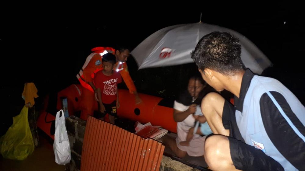 Banjir 2 Meter, Warga Balikpapan Timur Dievakuasi