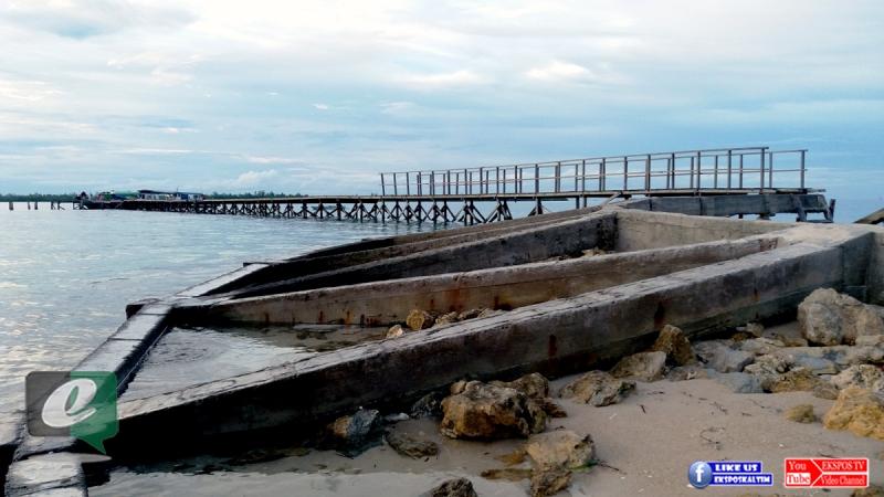 Jembatan Penghubung Rusak, Beras Basah Sepi Pengunjung