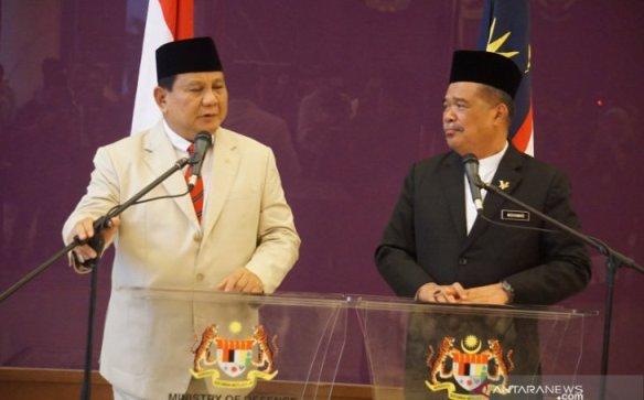 Menhan Optimistis Kerja Sama Indonesia-Malaysia Semakin Baik