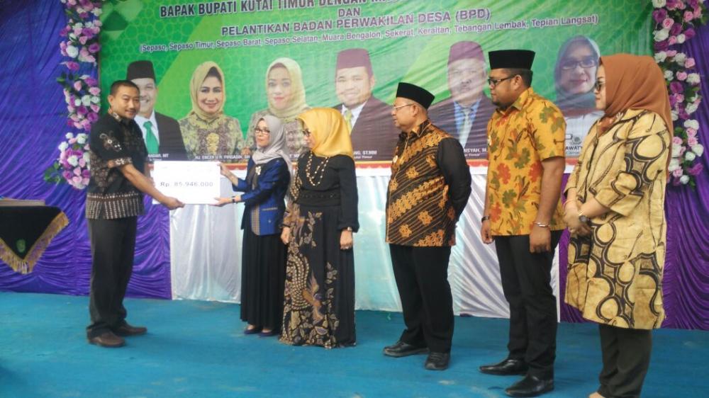 KPC Salurkan Bantuan Pertanian ke Kecamatan Bengalon