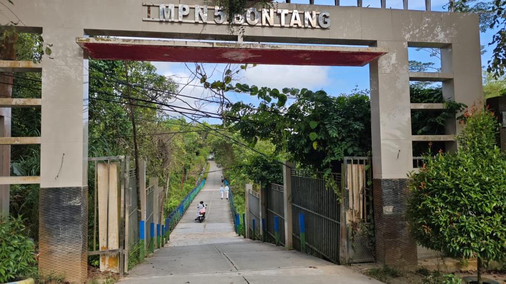 Akses ke Sekolah Terkendala, SMPN 5 Bontang Harap Perbaikan Jembatan Segera Direalisasikan