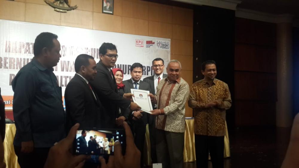 Isran - Hadi Ditetapkan Sebagai Gubernur dan Wakil Gubernur Kaltim Terpilih 