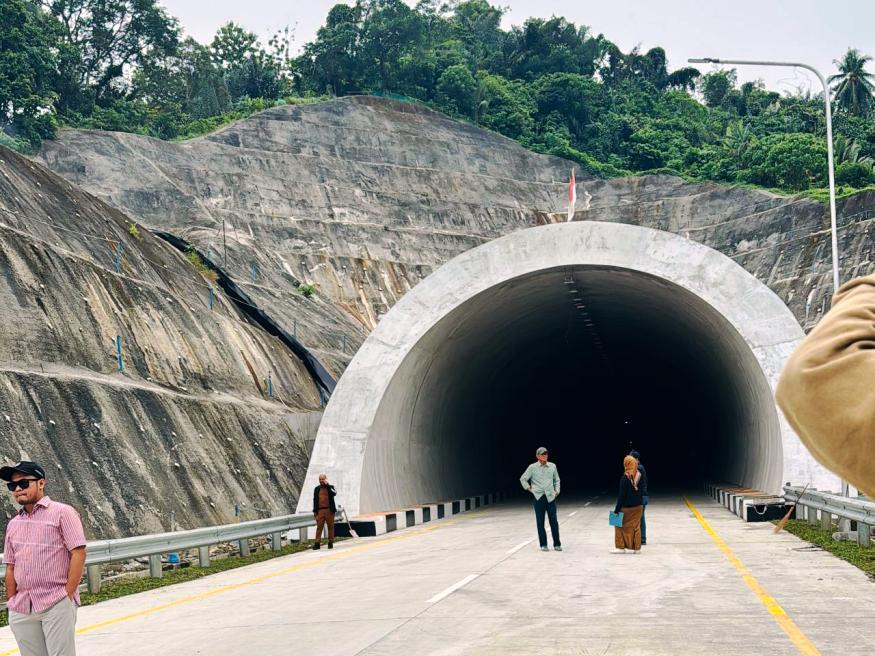Terowongan Pertama Kaltim Sudah Siap, Tapi Belum Boleh Dipakai