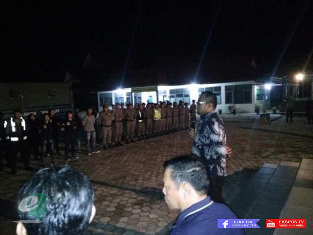 Wabup Kutim Pimpin Operasi Cipta Kondisi Tertibkan Panti Pijat dan THM