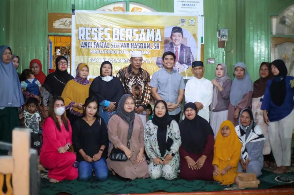 Reses, Andi Faiz Apresiasi Semangat Warga Bontang Kuala