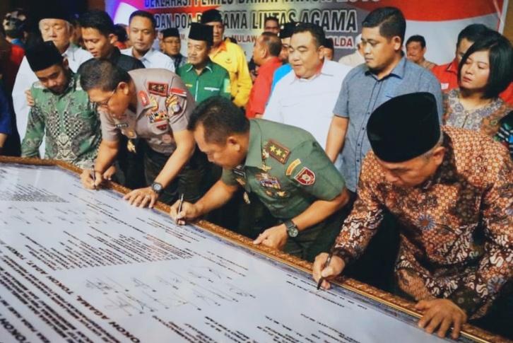 Dari Deklarasi Pemilu Damai 2019, Kaltim Masuk Zona Hijau