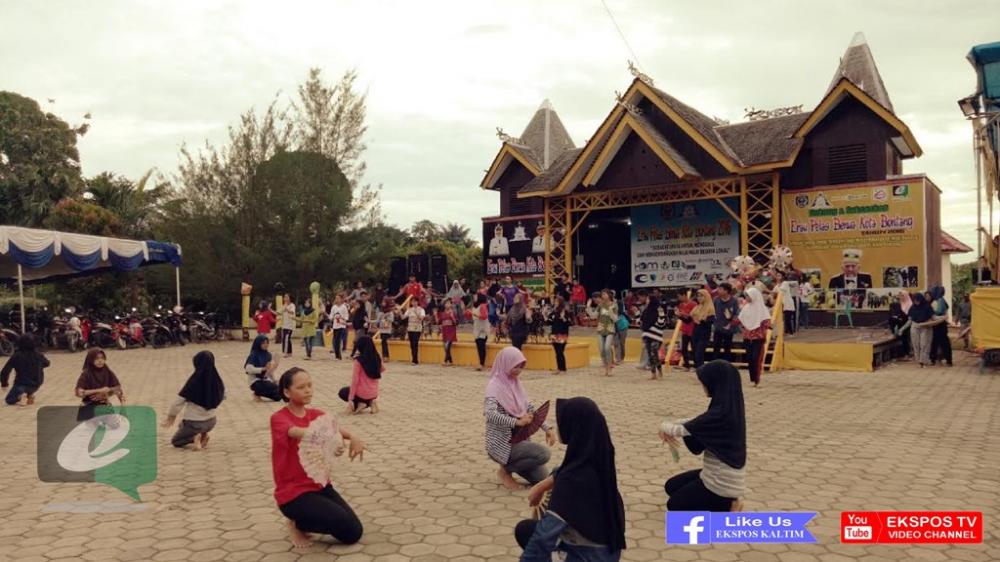 100 Penari Kolosal Siap Ramaikan Erau Pelas Benua Guntung 