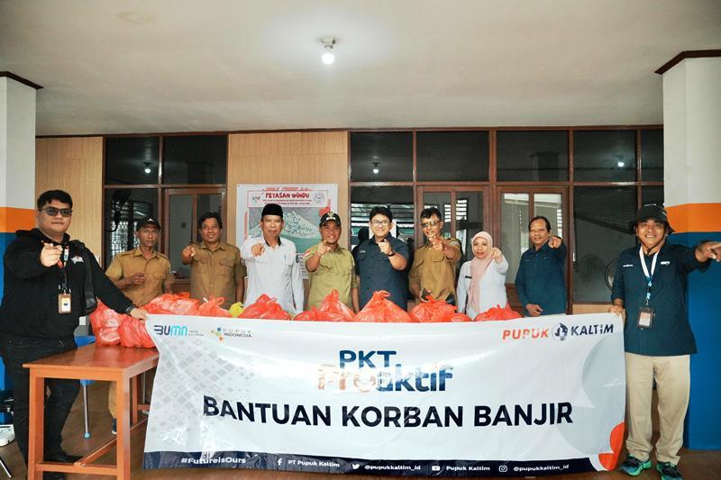 Respons Cepat Banjir Bontang, PKT Proaktif Salurkan 1.000 Paket Makanan