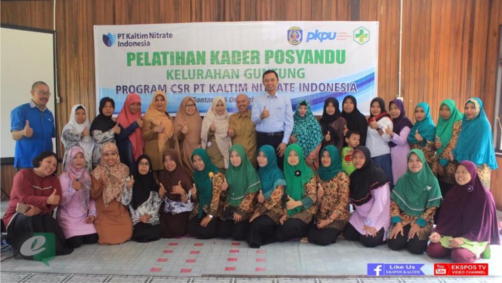 Melalui Program CSR,  PT KNI Beri Pelatihan Kepada Kader Posyandu se-Kelurahan Guntung