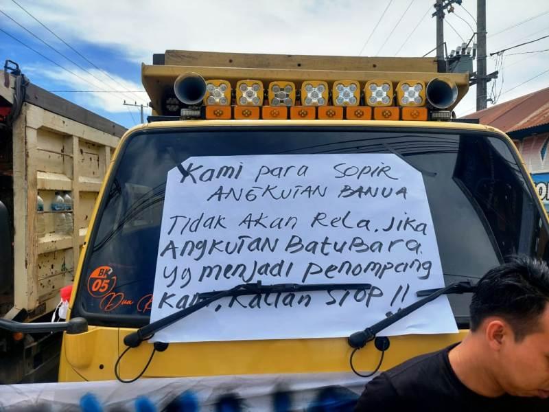 Sopir Truk Batu Bara Demo, Minta Dibolehkan Pakai Jalan Umum di Kaltim