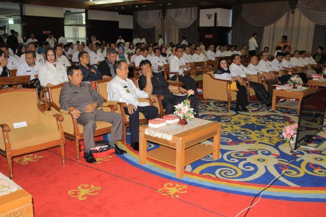 PEMPROV KALTIM DAN KPK, MENGGELAR RAKOR SUPERVISI PENCEGAHAN KORUPSI