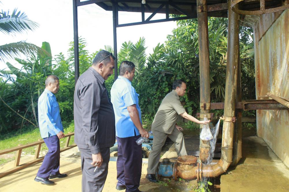 Tanggapi Keluhan Warga, Komisi II DPRD Bontang Sidak WTP Loktuan