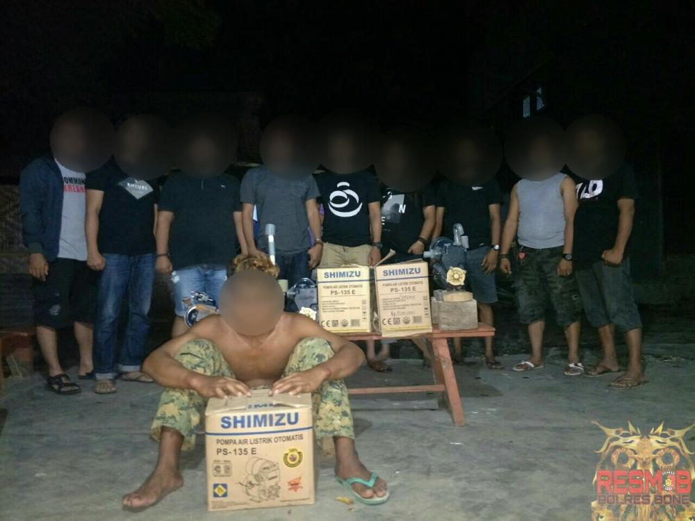 Curi Pompa Air, Juru Parkir Swalayan di Bone Dibekuk Polisi