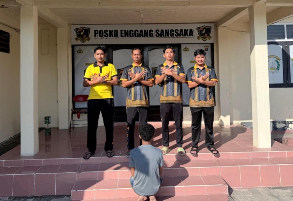 Polsek Sangkulirang Tangkap Tersangka Kekerasan Seksual terhadap Anak 14 Tahun di Kutai Timur