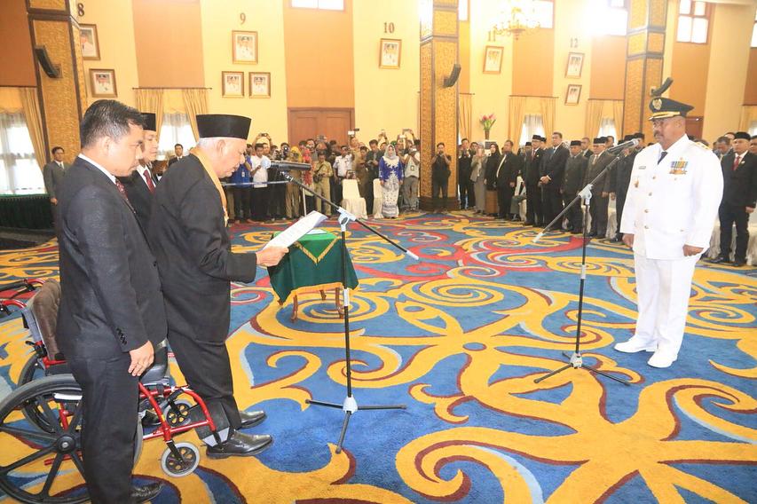 Resmi, Gubernur Lantik Edy Damansyah Sebagai Plt Bupati Kukar 