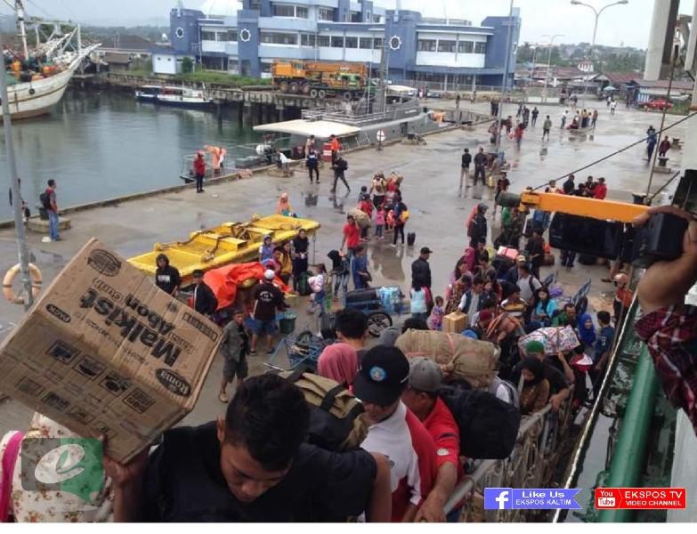 DIPREDIKSI, PENUMPANG ARUS MUDIK JALUR LAUT TETAP NORMAL