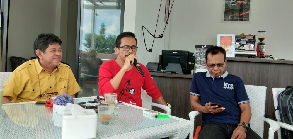 Peringati HPN 2019, KPU Bone Coffee Morning dengan Wartawan