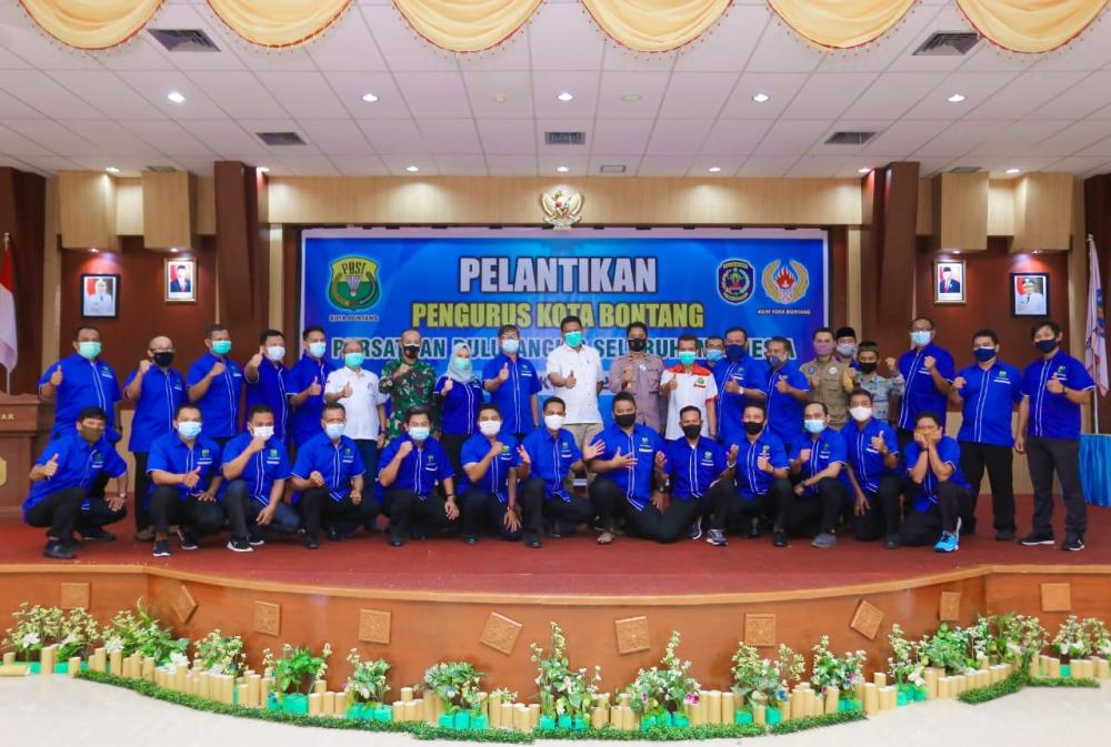 43 Pengurus PBSI Bontang Dilantik, Targetkan Emas di Porprov Berau