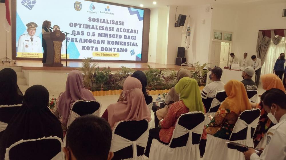 Wawali Najirah Buka Kegiatan Sosialisasi Jargas Bagi Pelanggan Komersil