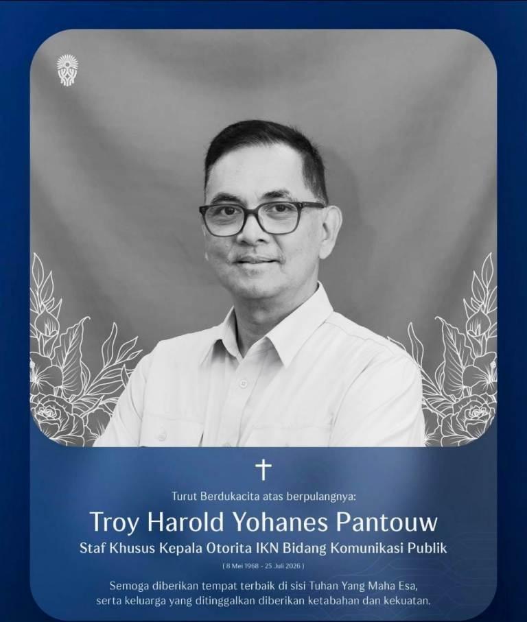 Jubir Otorita IKN Troy Pantouw Ditemukan Meninggal di Rusun ASN