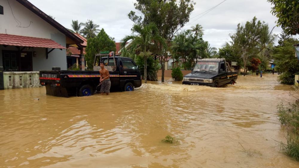 Diguyur Hujan Saat Subuh, Kelurahan Guntung Bontang Kembali Banjir