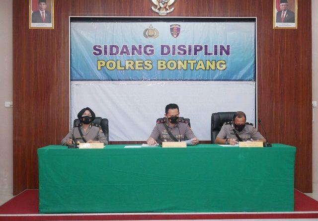 Langgar Aturan Kedinasan, Satu Personel Polres Bontang Dijatuhi Hukuman