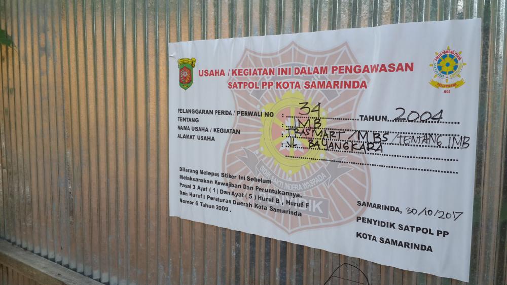 Terkendala Izin, Lokasi Transmart Disegel Satpol PP