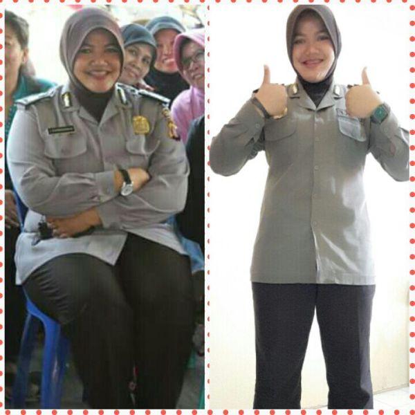 SEMPAT MINDER DENGAN BERAT BADAN, POLWAN CANTIK INI KINI PUNYA PENAMPILAN BARU