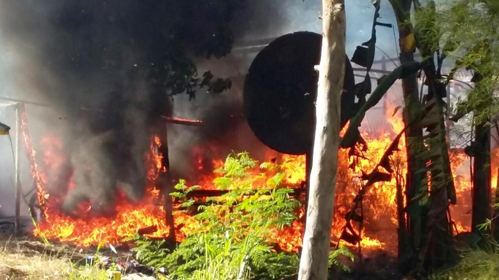 Sehari 2 Kebakaran Terjadi, 5 Sepeda Motor Hangus Dilahap si Jago Merah 