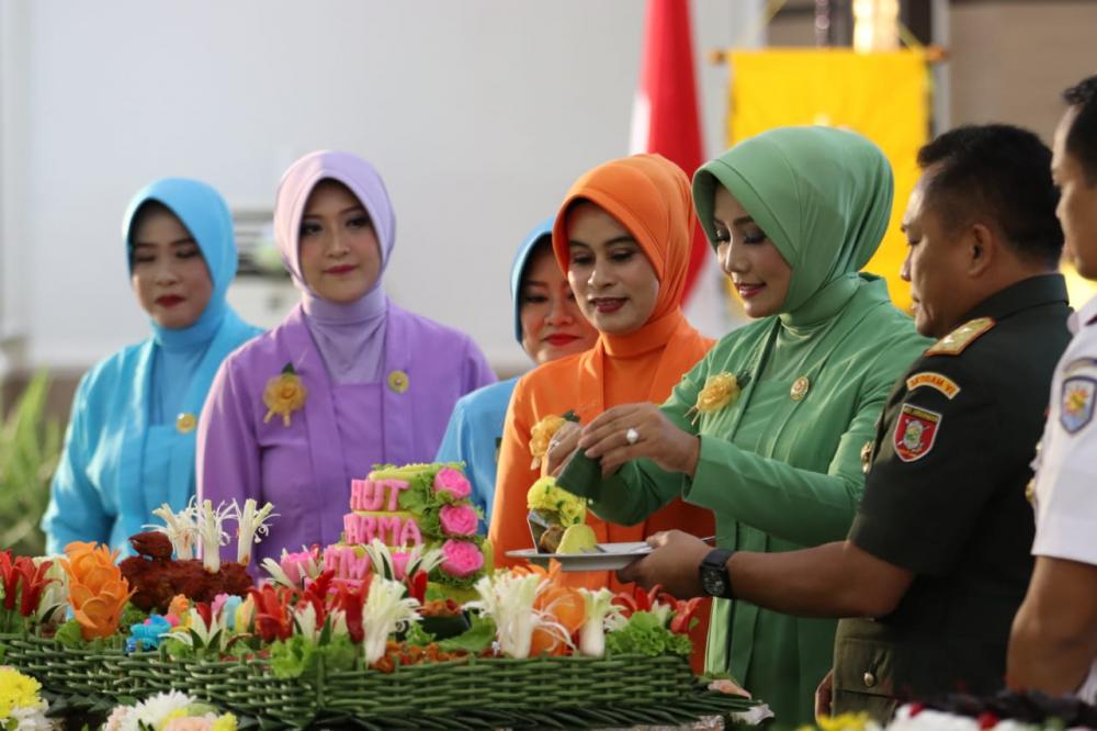 HUT Dharma Pertiwi ke-55, Pangdam VI/Mlw Berharap Lahir Sosok Wanita Inspiratif 