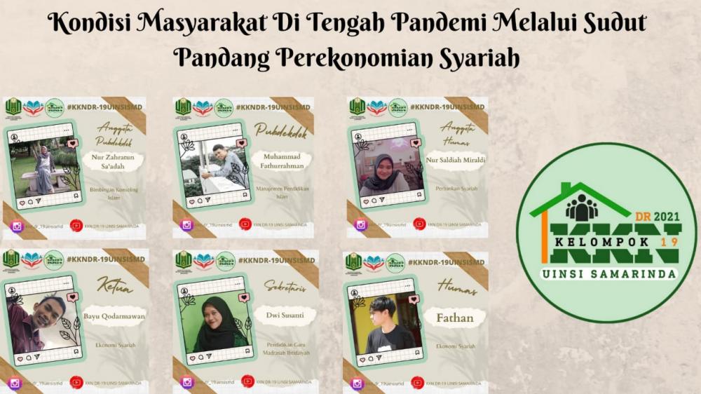 OPINI : Kondisi Masyarakat di Tengah Pandemi Melalui Sudut Pandang Perekonomian Syariah