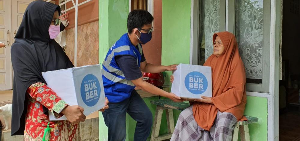 Salurkan Bantuan Ramadan, Human Initiative Bontang Sasar Kaum Dhuafa dan Terdampak Covid-19