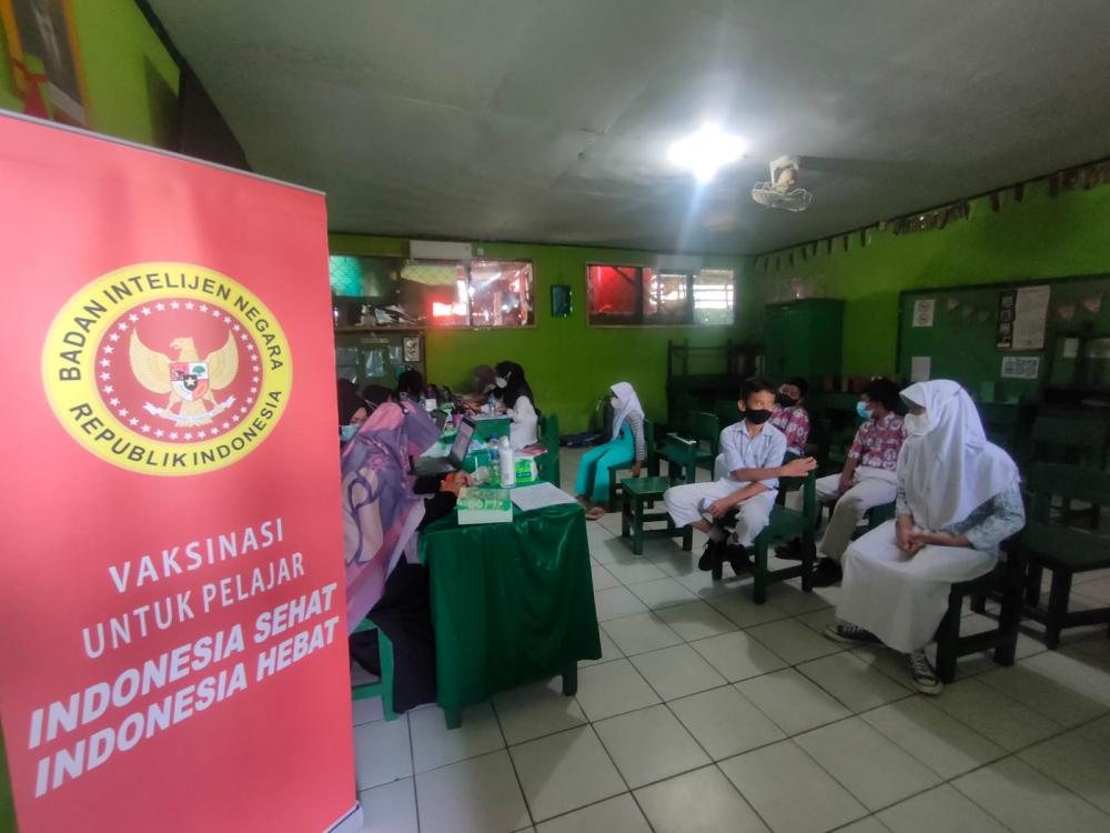 Vaksinasi Pelajar, BIN Dorong Bontang Terapkan PTM 100 Persen