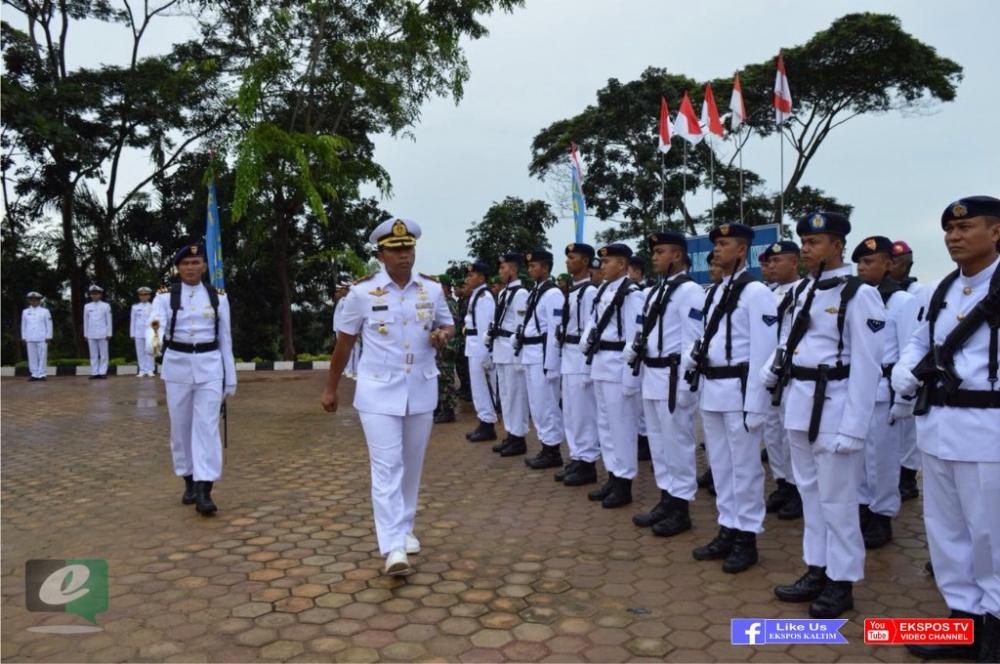 Peringati HUT Armada RI, Pangkalan TNI Angkatan Laut Sangatta Gelar Apel Bersama