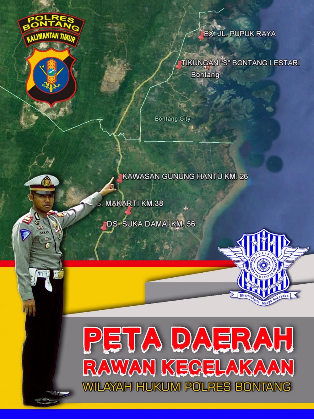 Catat,  5 Titik Rawan Kecelakaan di Kota Bontang