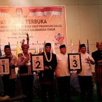 Uniknya Proses Pengundian Nomor Urut Paslon Pilgub Kaltim