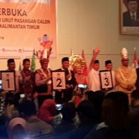 Ini Nomor Urut Paslon Pilgub Kaltim