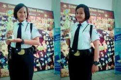 CEWEK CANTIK, SATPAM DI BANK BPD BONTANG