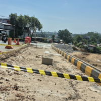 Penanganan Longsor Hampir Selesai, Jalan Syarifuddin Yoes Balikpapan Segera Dibuka Kembali
